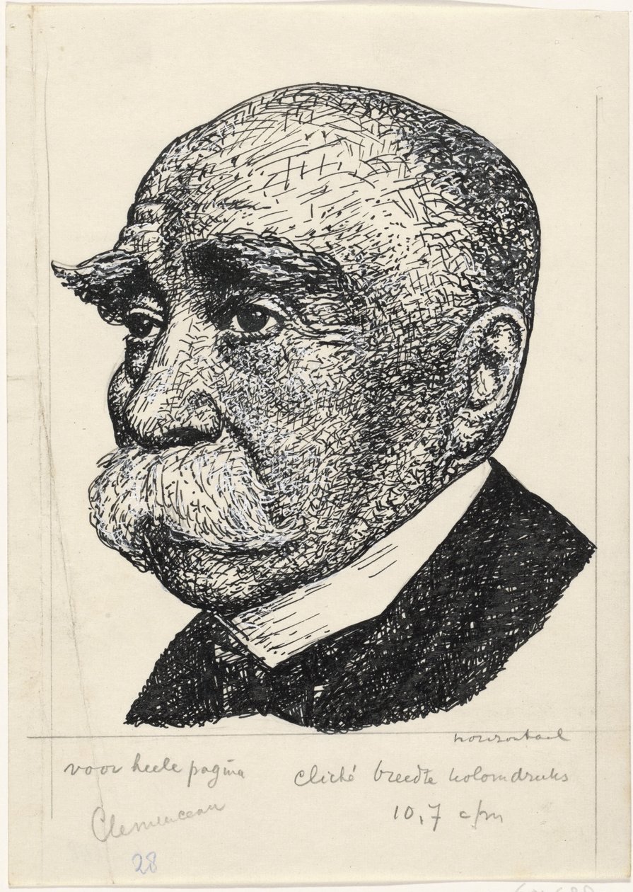Portret van George-Eugene-Benjamin Clemenceau 作： レオ・ゲステル