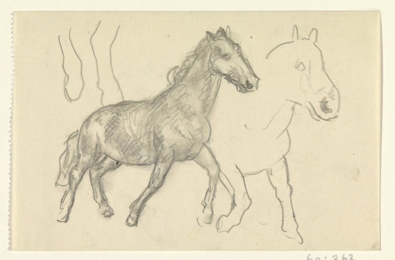 2 つの実行中の馬 作： レオ・ゲステル