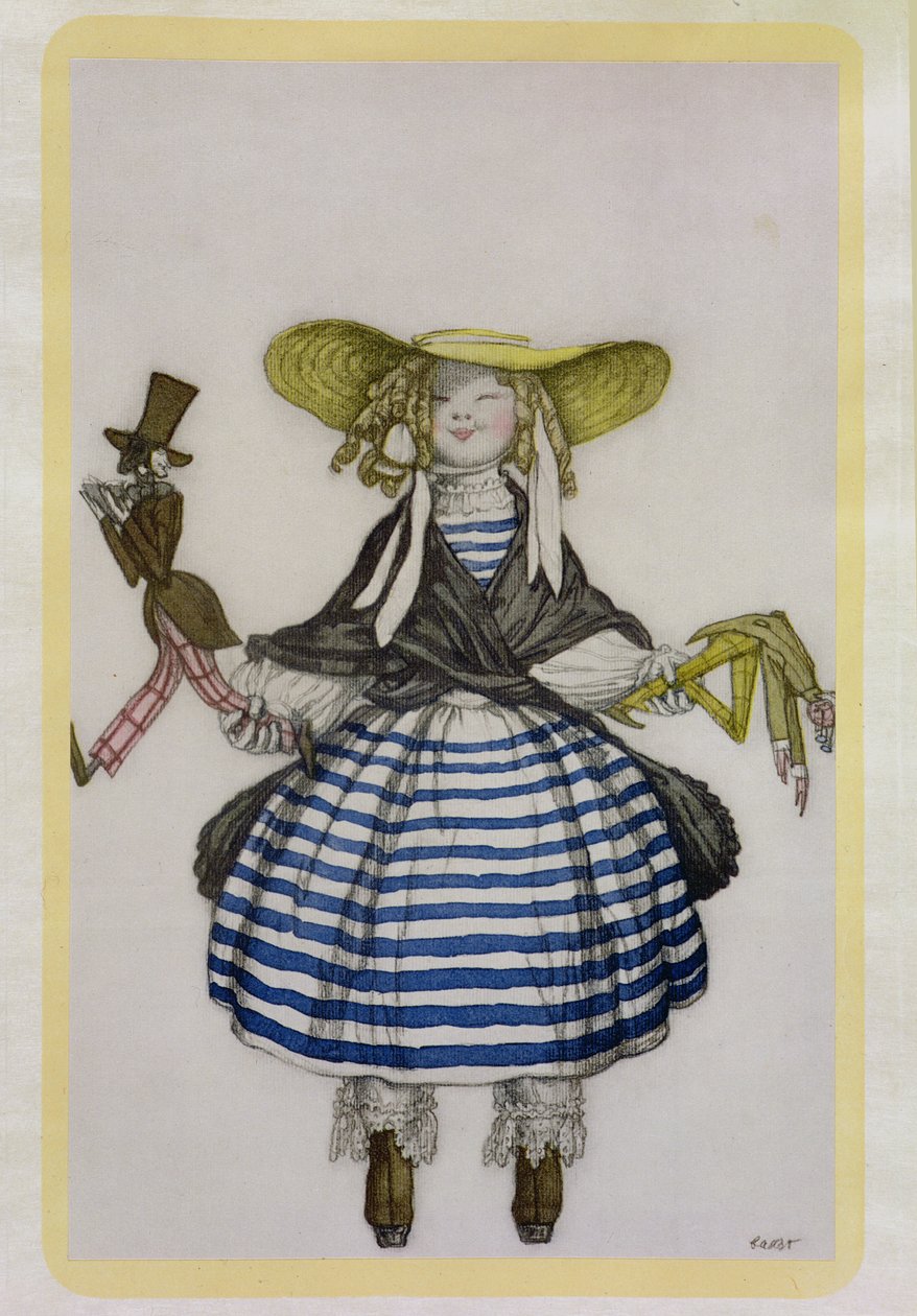 ラブティックファンタスティック、1917年からの人形の女の子のための衣装 作： レオン・バクスト