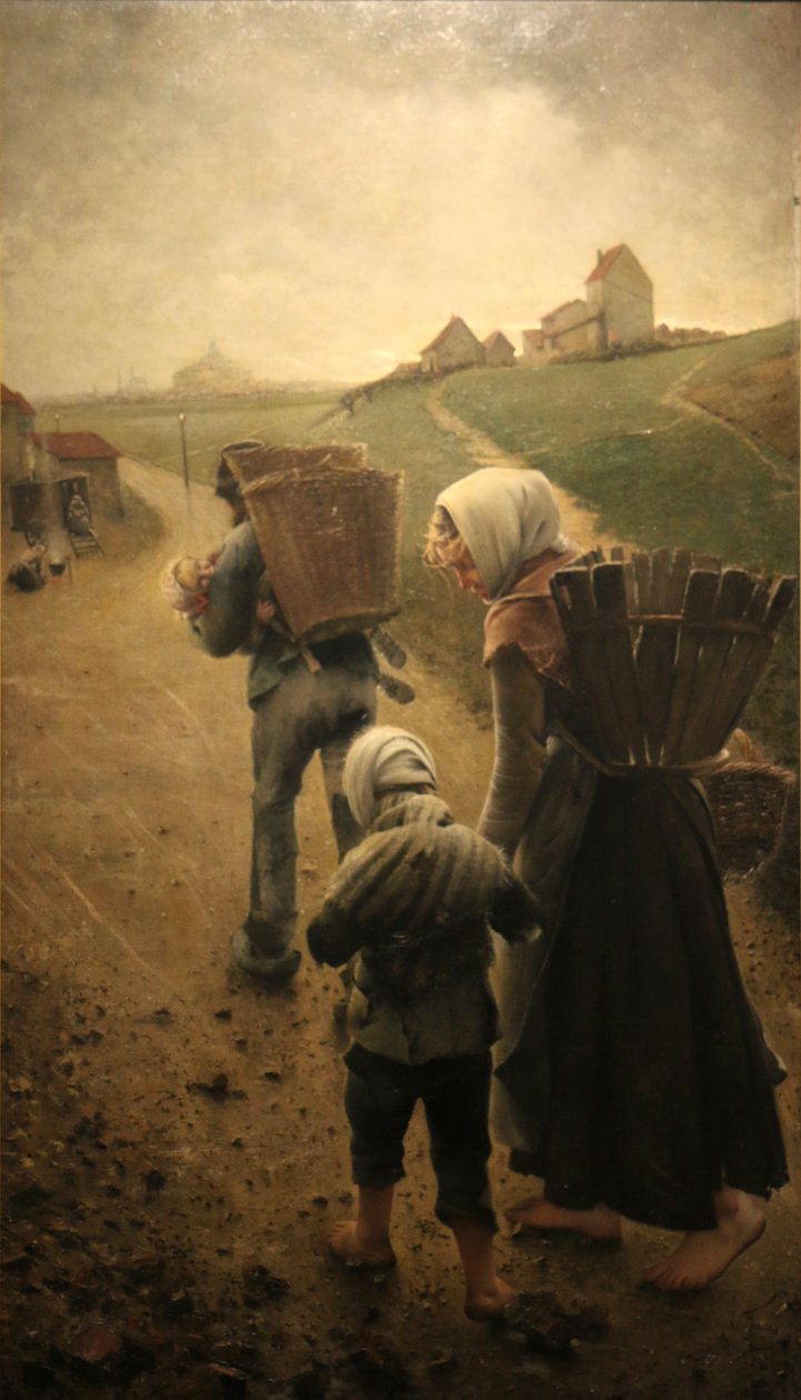 チョーク商人-Le soirn英語：チョーク売り手-夕方オランダ：De Krijtverkopers-Avondn 作： レオン・フレデリック