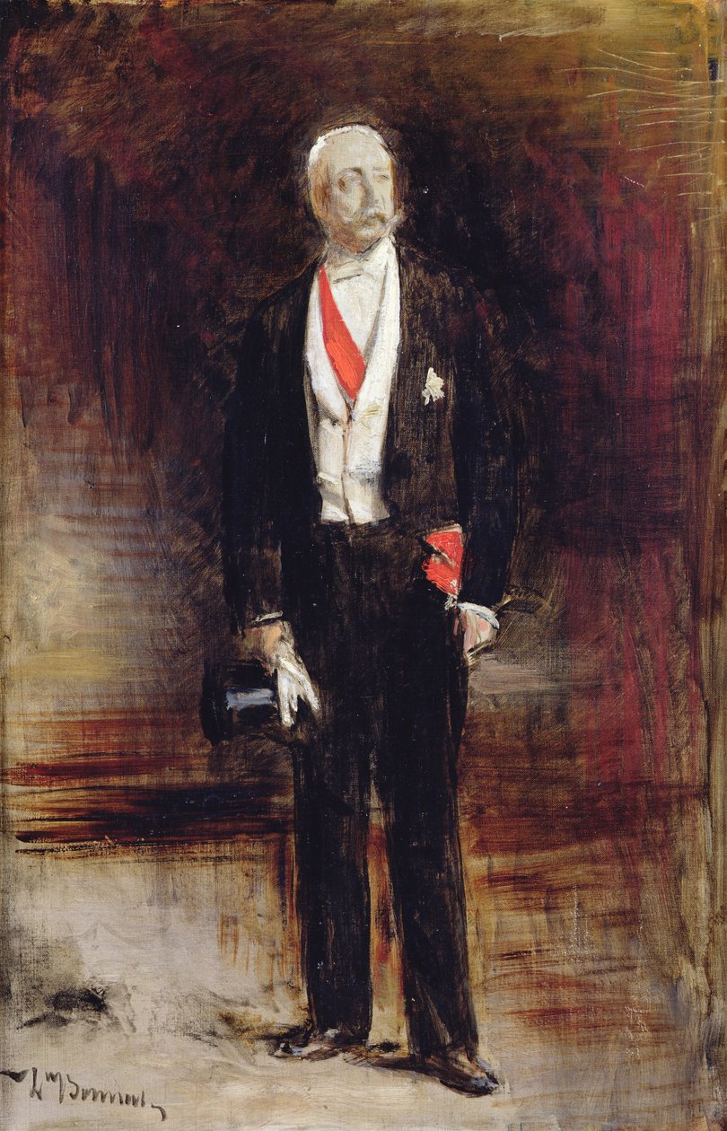 フェリックス・フォーレの肖像画のための研究 作： レオン・ジョセフ・フロレンティン・ボナ
