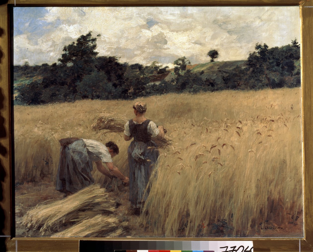 リーパー。 （死神）。 Leon Augustin Lhermitte (1844-1925) による絵画。 フランスの芸術、リアリズム。 プーシキン美術館、モスクワ 作： レオン・オーギュスタン・レルミット