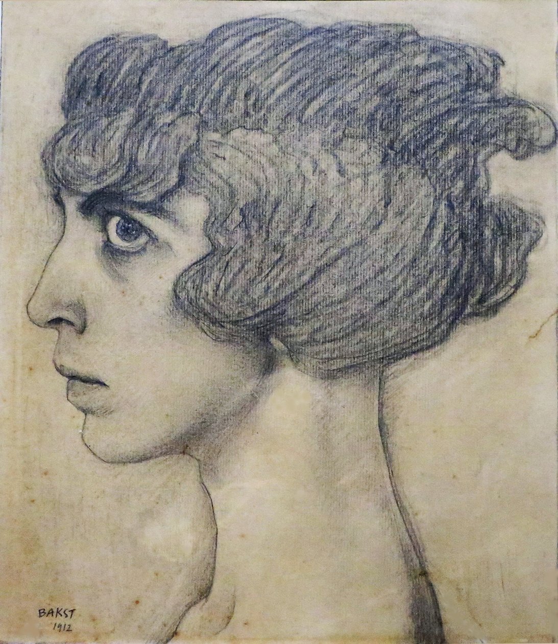 マルチェサ・ルイサ・カサーティの肖像 1912年 作： レオン・バクスト