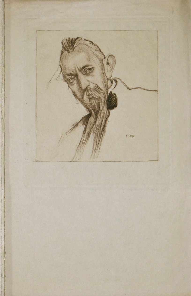 Sébastien Voirol 1870-1930の肖像、1913年。 作： レオン・バクスト