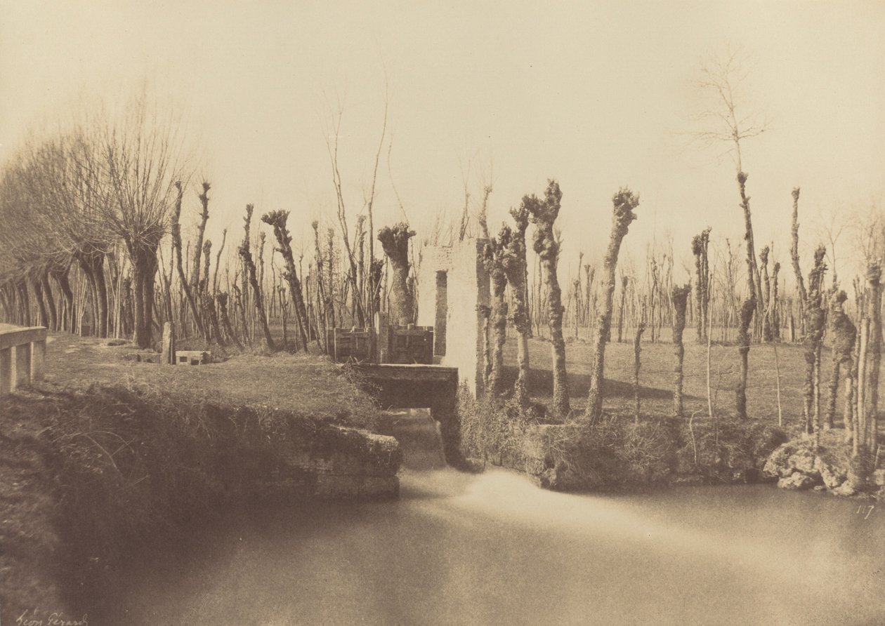 風景、モンテベロ、c.1860年（写真） 作： レオン・ジェラール