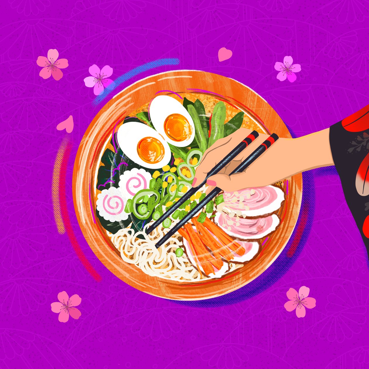 ラーメン至福、2025年（デジタル） 作： 