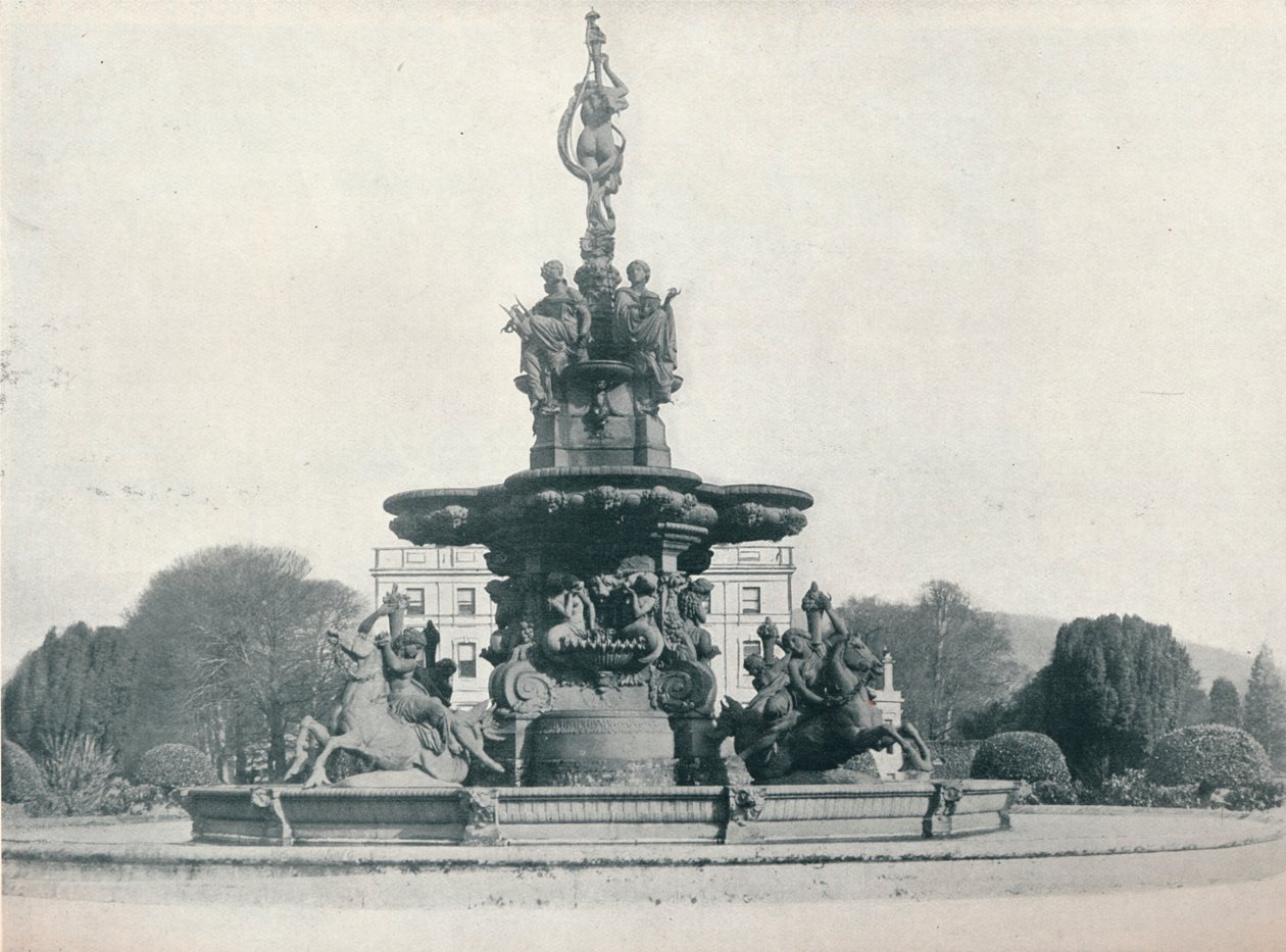 一番の本拠地、カラグモアの噴水。ウォーターフォードの侯爵、c1915 作： レナード・ウィロビー