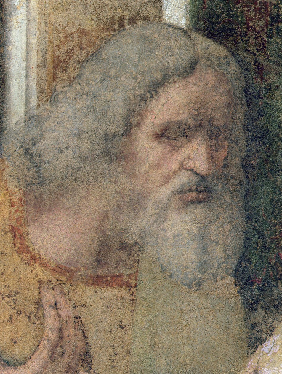 最後の晩餐、1495-97（復元後）（161739の詳細） 作： レオナルド・ダ・ヴィンチ