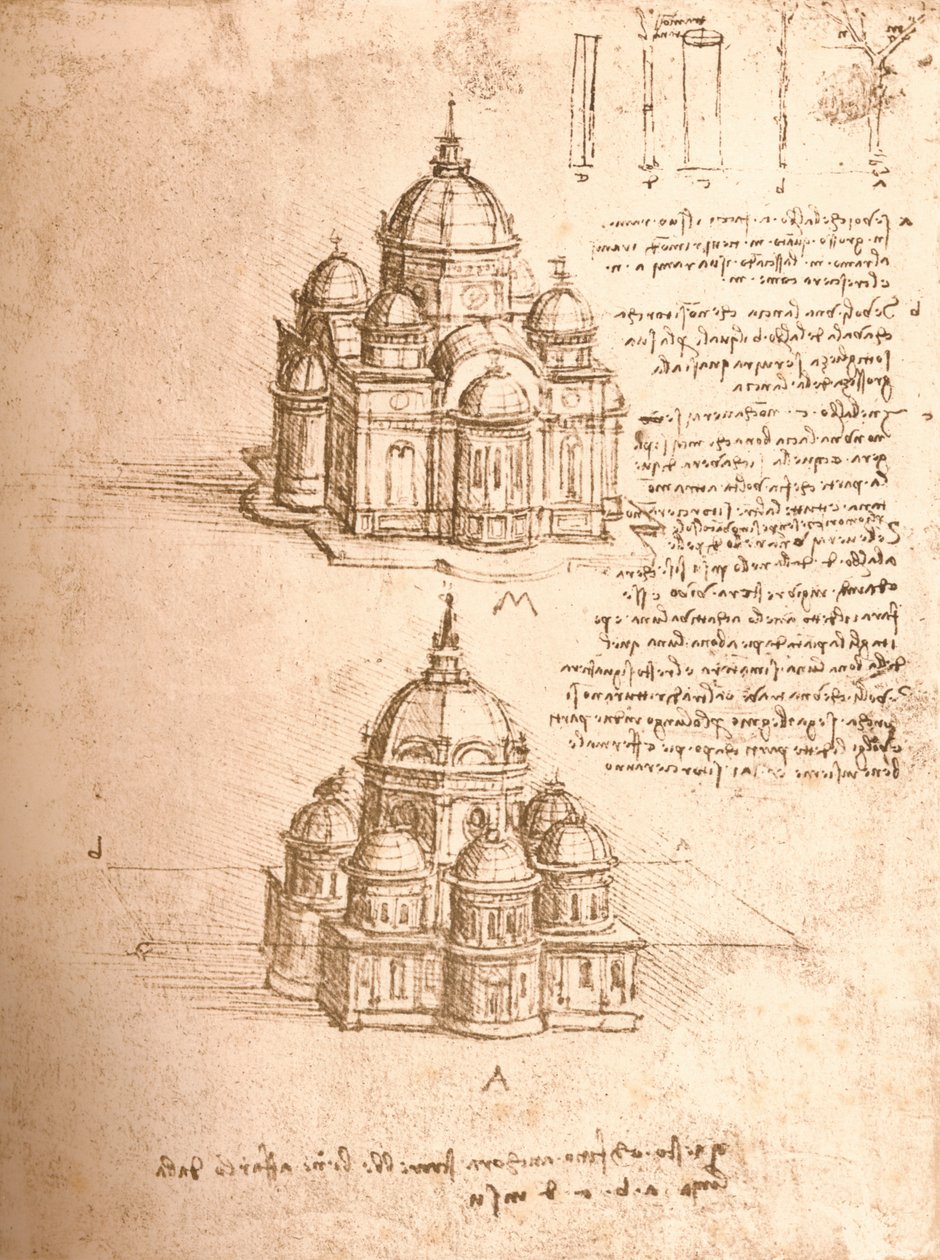 教会の絵、c1472-c1519 1883 作： レオナルド・ダ・ヴィンチ