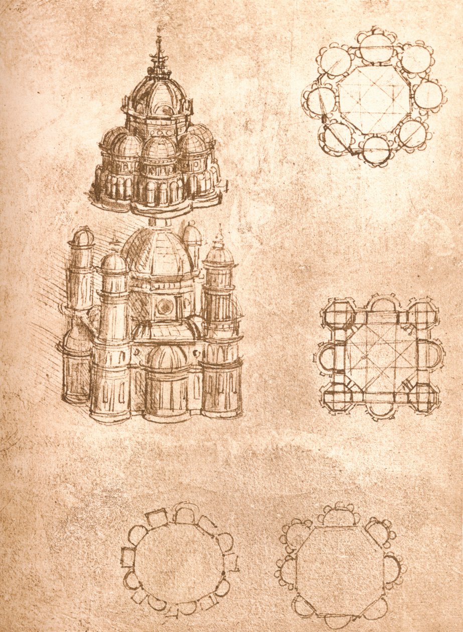 教会の絵、c1472-c1519 1883 作： レオナルド・ダ・ヴィンチ