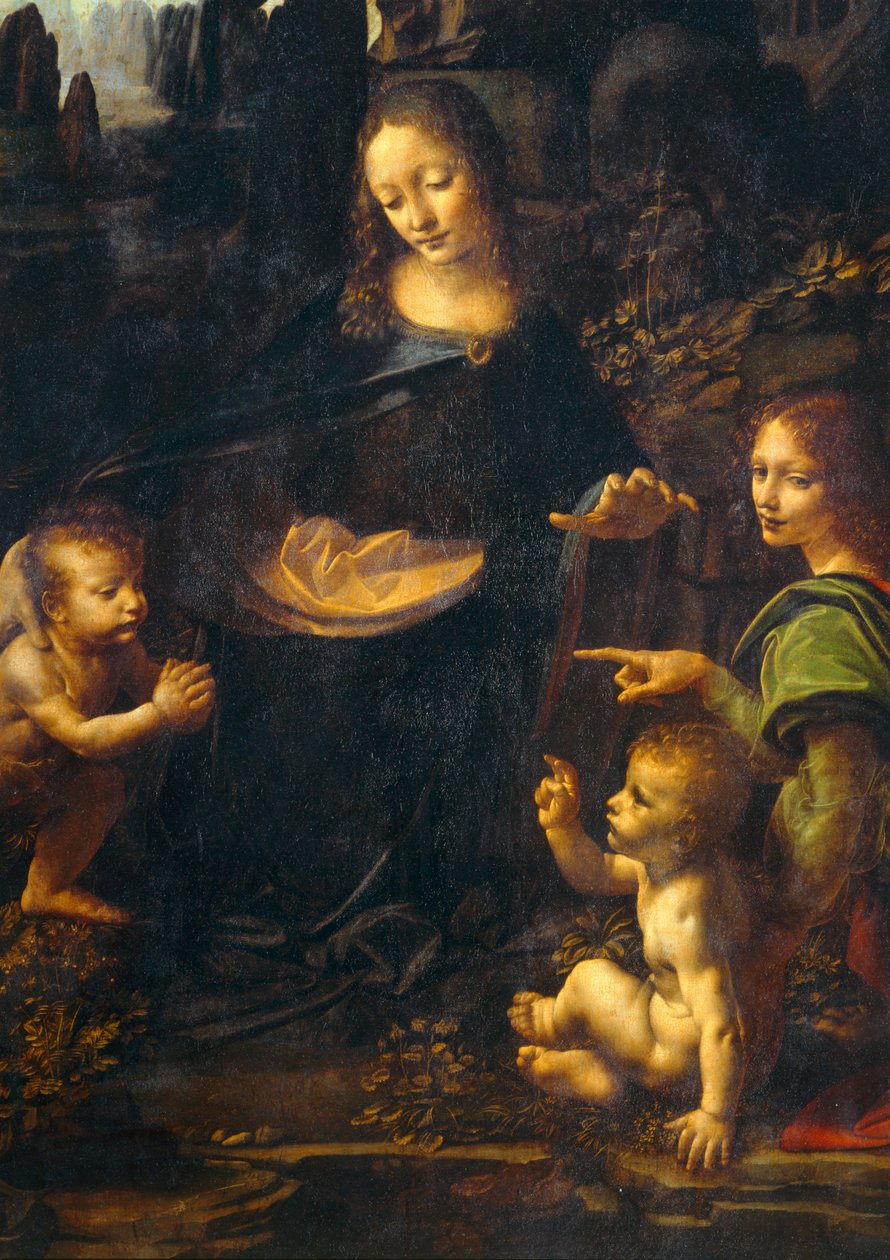 La Vierge aux rochers - 岩の聖母 ... 作： レオナルド・ダ・ヴィンチ