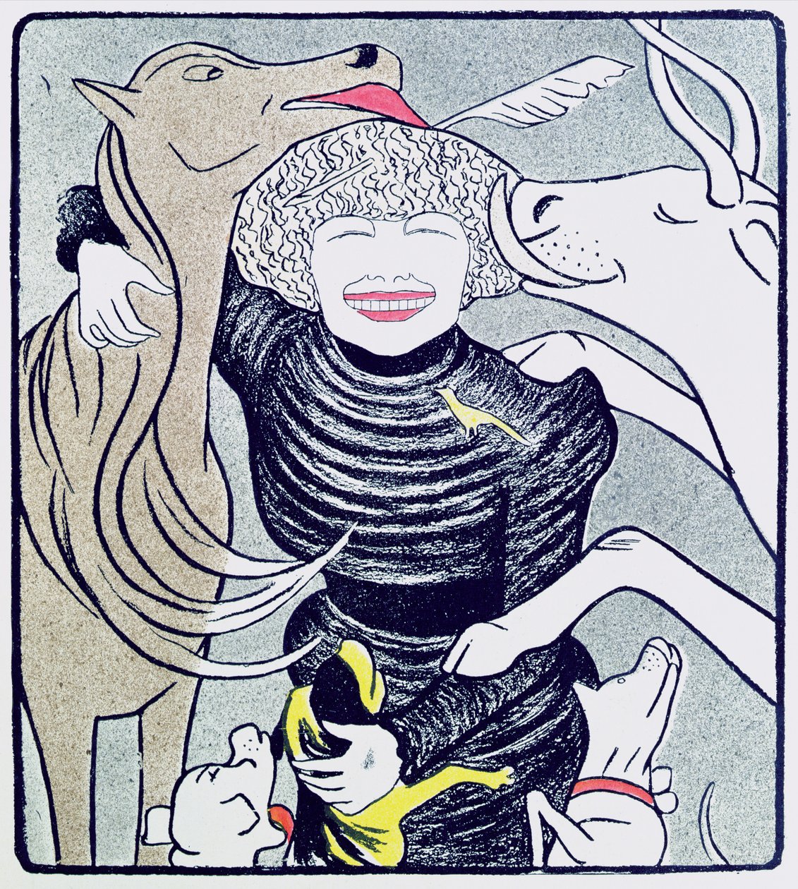 1899年4月8日、ルリール出身のセヴェリーヌ（キャロラインレミー）（1855-1929）の動物の友人、1905年に70デッサンドカッピエッロで再出版 作： レオネット・カッピエッロ