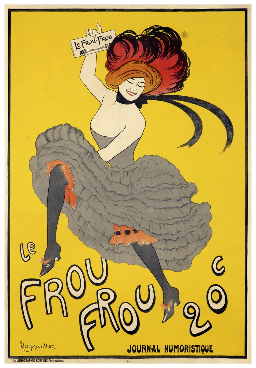 Le Frou-Frou」（1899年）創刊号 作： レオネット・カッピエッロ