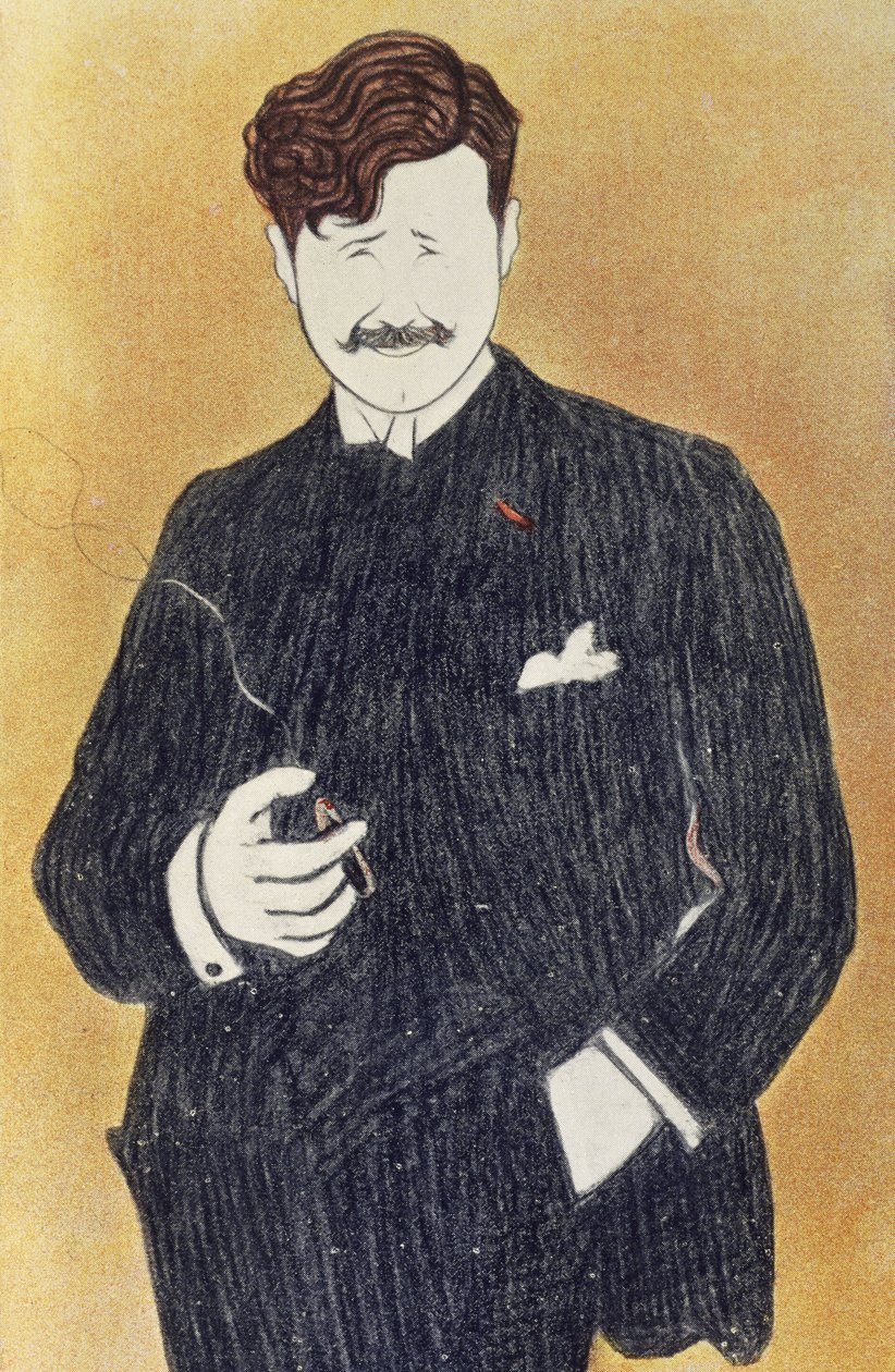 ジョルジュ・フェイドーの肖像（パリ 作： レオネット・カッピエッロ