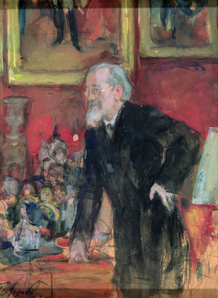 VO Klyuchevsky（1841-1911）1908の肖像 作： レオニード・オシポビッチ・パステルナック