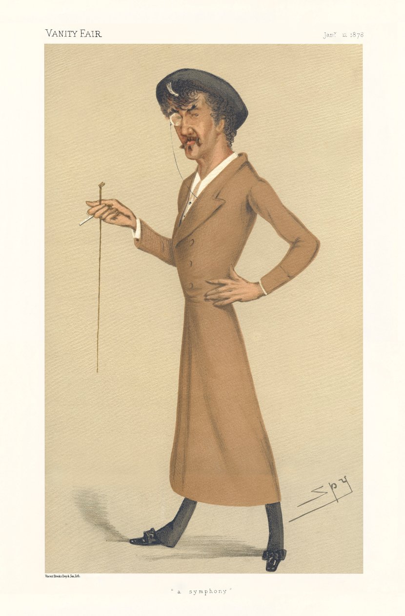 ジェームズ・アボット・マクニール・ホイッスラー 作： レスリー・マシュー (1851-1922) ウォード