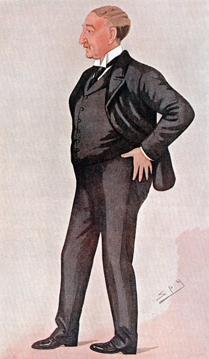 セシルロードス、イギリス生まれの南アフリカ人、金融家、政治家、帝国ビルダー、1891年 作： レスリー・マシュー・ワード