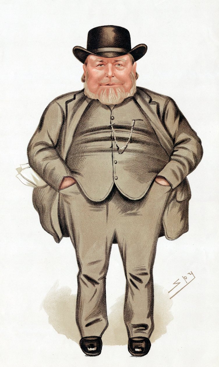 ジョセフアーチ1826〜1919年、イギリスの農業労働者、労働組合員、政治家、1886年 作： レスリー・マシュー・ワード