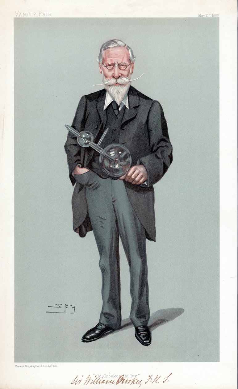 ウィリアム・クルークス、イギリスの物理学者および化学者、1903 作： レスリー・マシュー・ワード