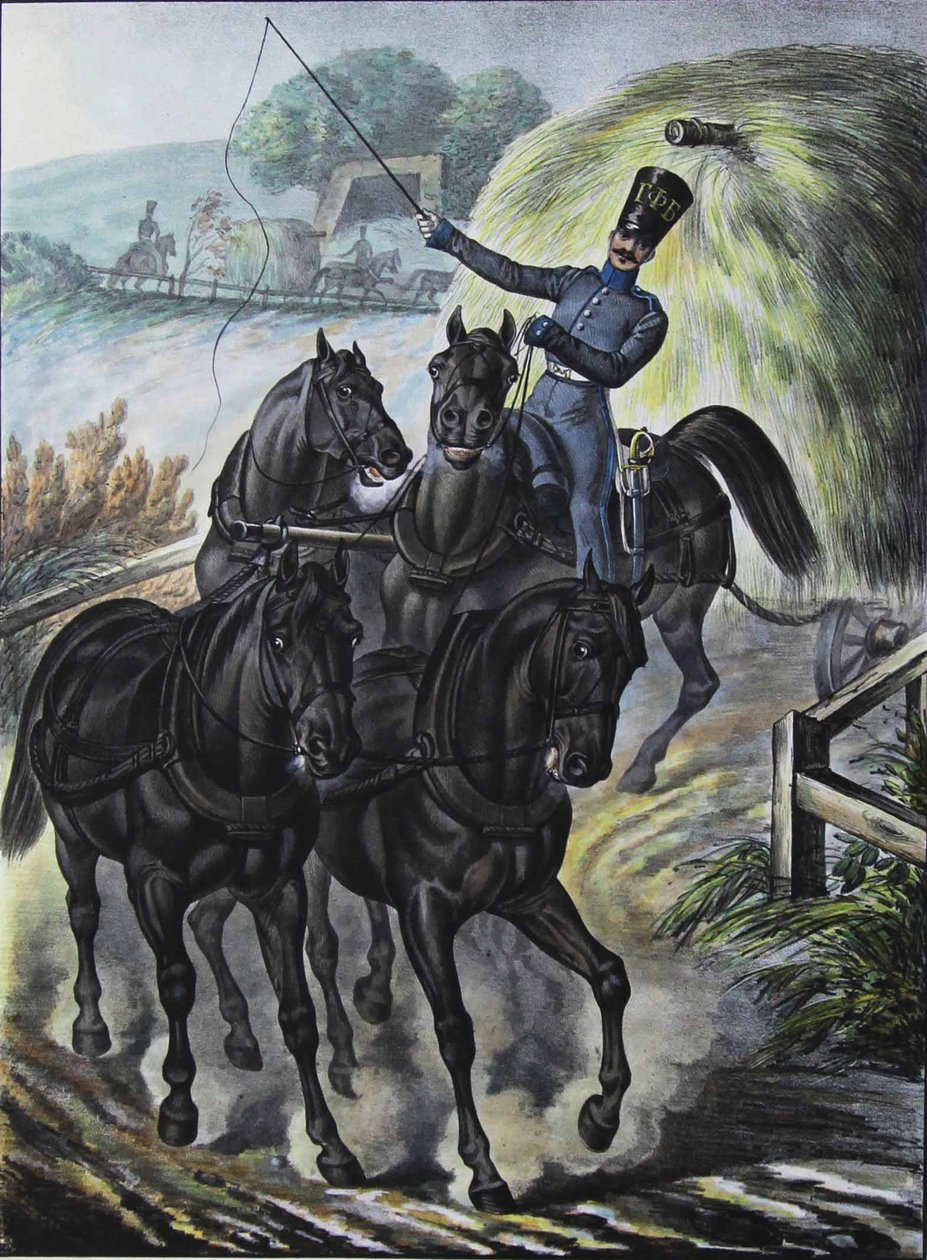 警備隊兵士補給列車旅団、1829 作： レフ・アレクサンドロヴィチ・ベロソフ