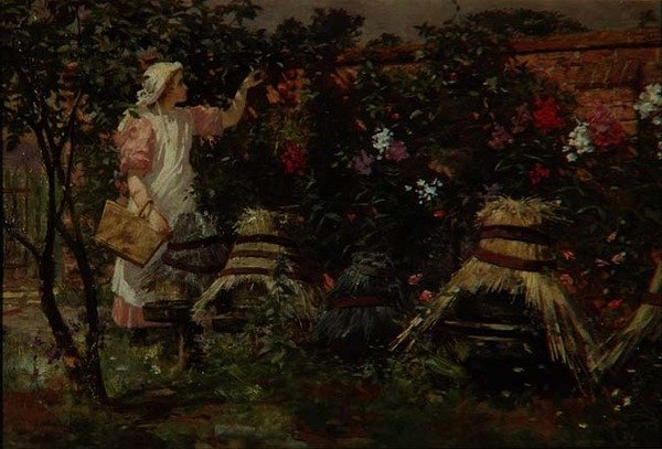 少女と蜂の巣 作： レクデン・L・ポコック