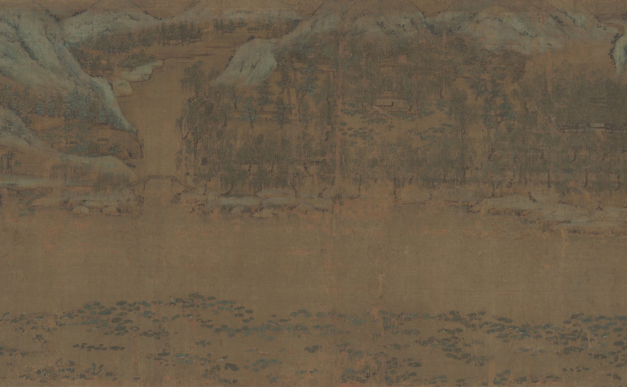 西斎山の漁夫の宿 1170年頃 作： リー・ジエ