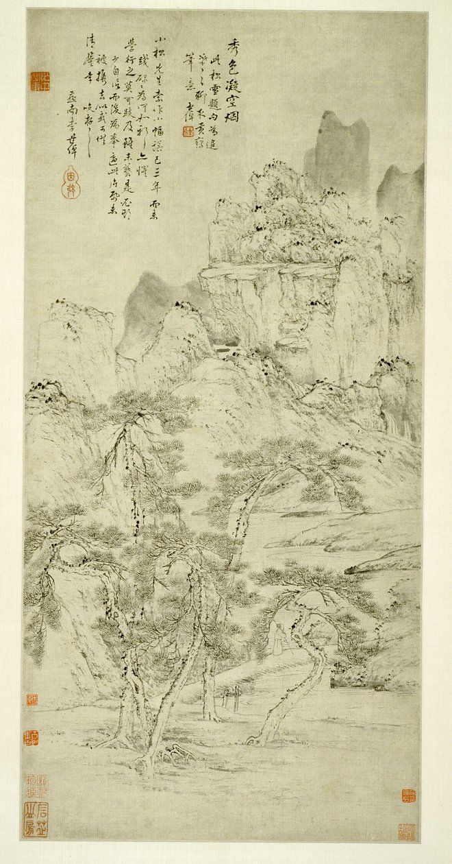 風景：霧に凍った美しい風景 作： Li Shizhuo
