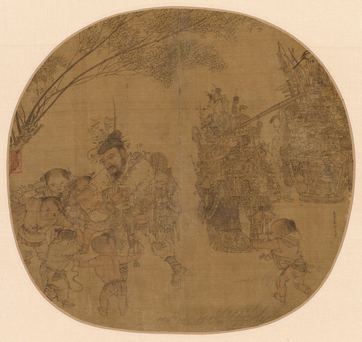 小物の行商人 作： 李宋