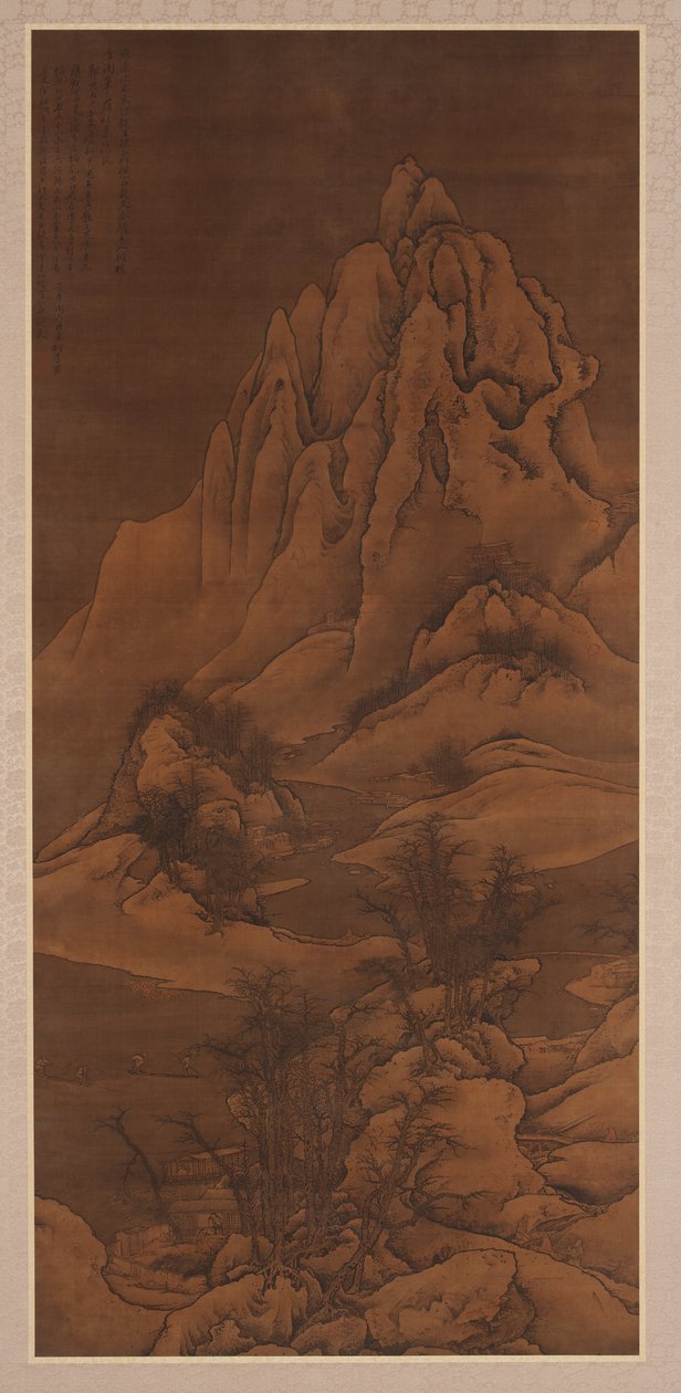 郭熙の雪景図 清時代 1702年 作： 李Y