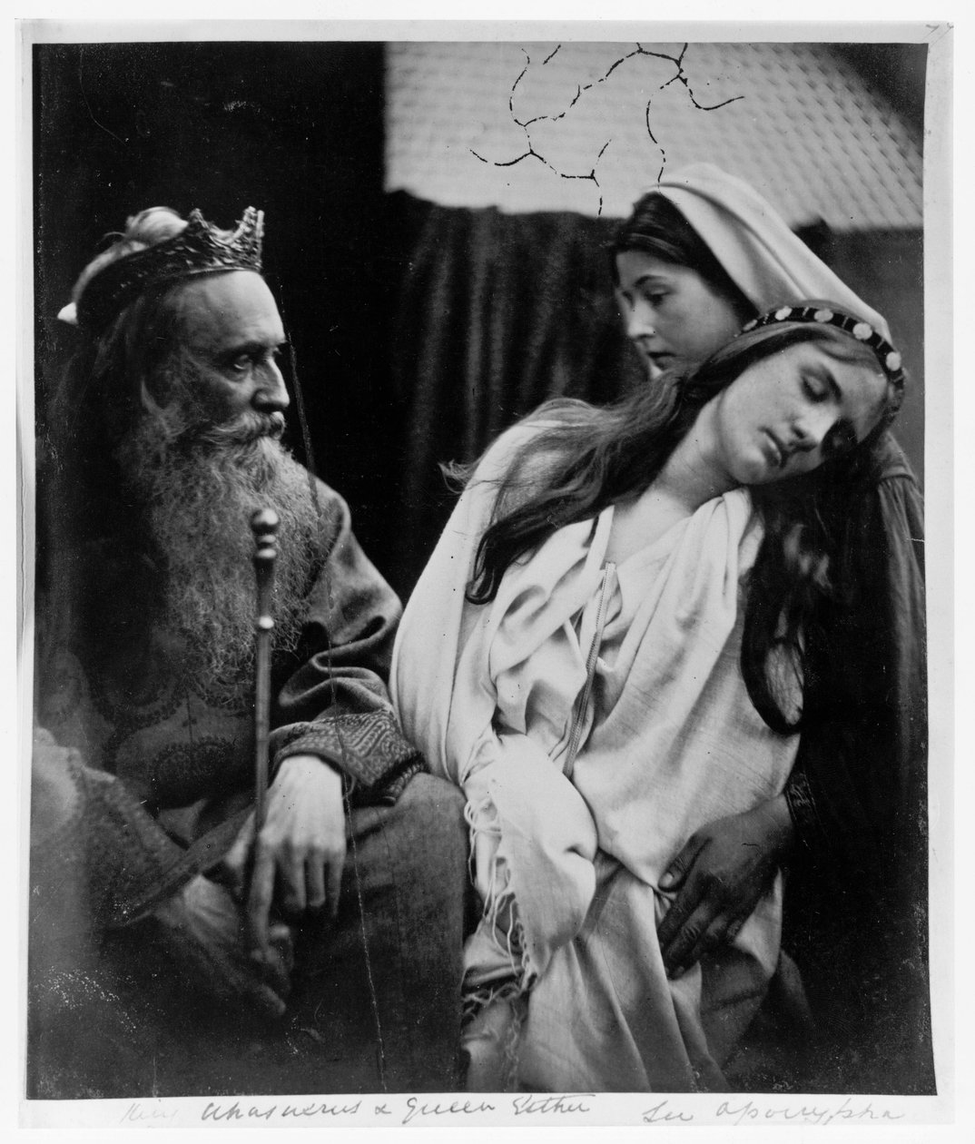 アハシュエロスと王妃エスター」（Xerxes Ier (ou Assuerus Ier) et la reine Esther 作： 不明不明