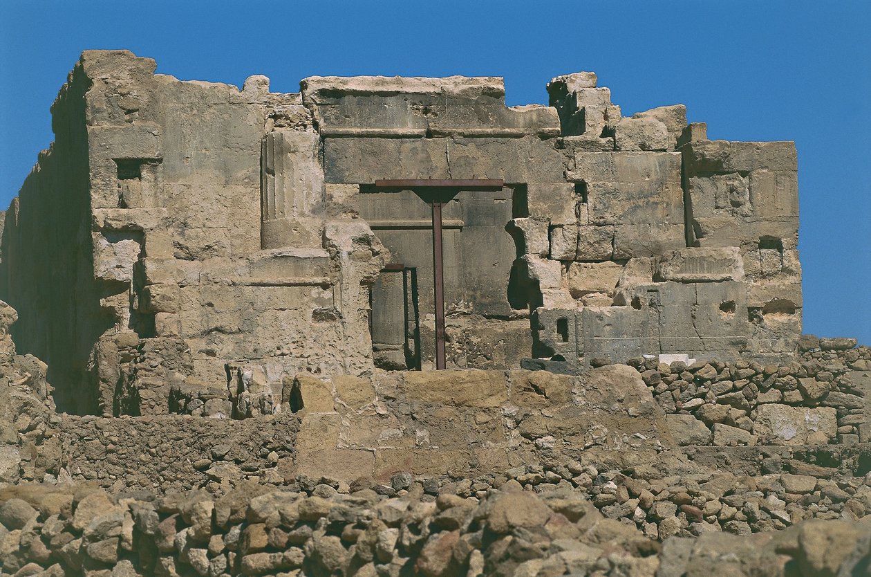 エジプト。シワ（Siwah）オアシスの古代アグルミ。予言者の神殿またはアモンの神殿。第26王朝、紀元前664〜525年 作： 不明不明