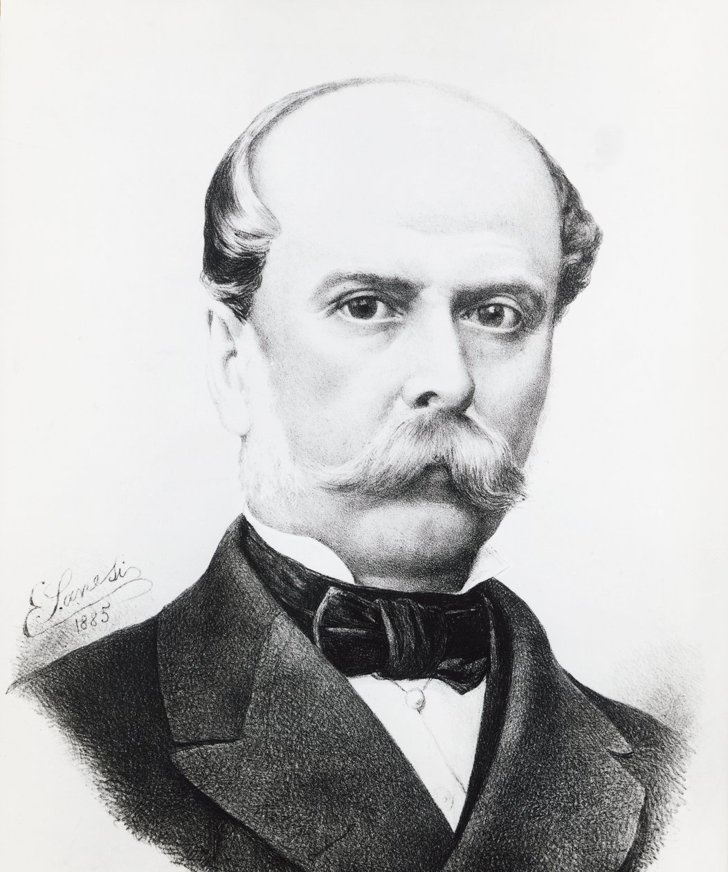 イタリアの解剖学者・病理学者Filippo Pacini（1812-1883）の肖像画 作： 不明不明