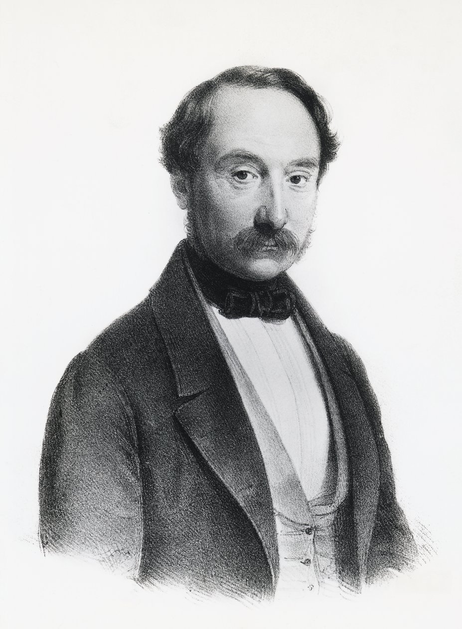フランチェスコ・リッツォーリ（1809-1880）の肖像（イタリアの政治家、医師、外科医、エングレービング 作： 不明不明