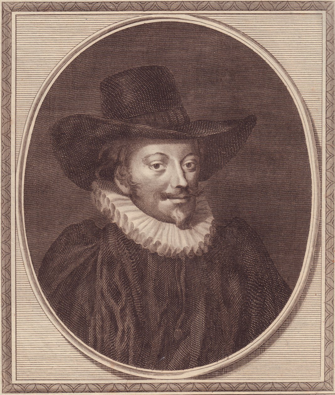 ヨーク大司教ジョン・ウィリアムズ（1582-1650）の肖像、ジョン・ゴールダー（1729-1795）による銅版画 作： 不明不明