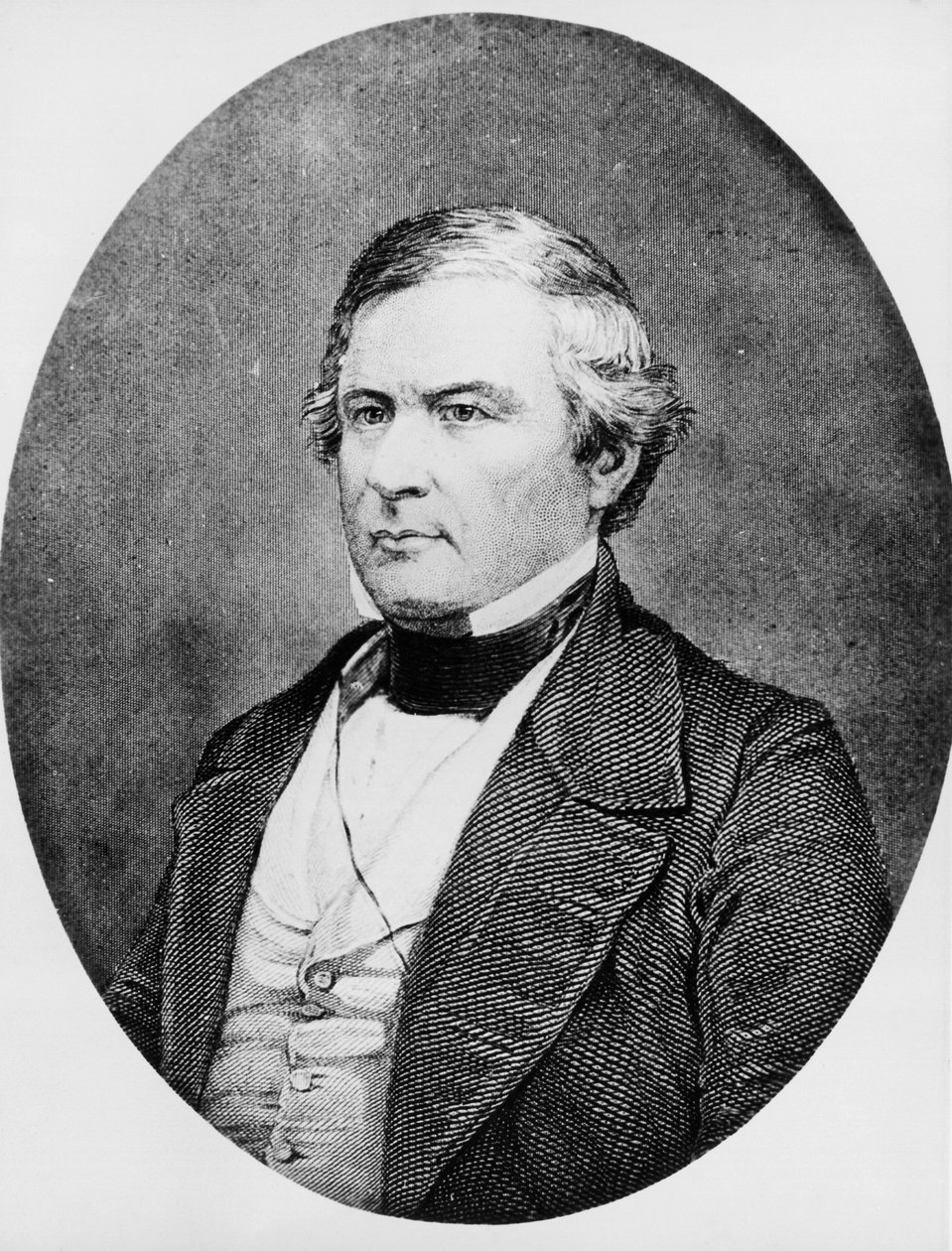 1850年から1853年まで第13代アメリカ合衆国大統領を務めたアメリカの弁護士・政治家、ミラード・フィルモア（1800-1874）の肖像、マシュー・ブレイディ（1822-1896）のダゲレオタイプの後の彫刻。 作： 不明不明