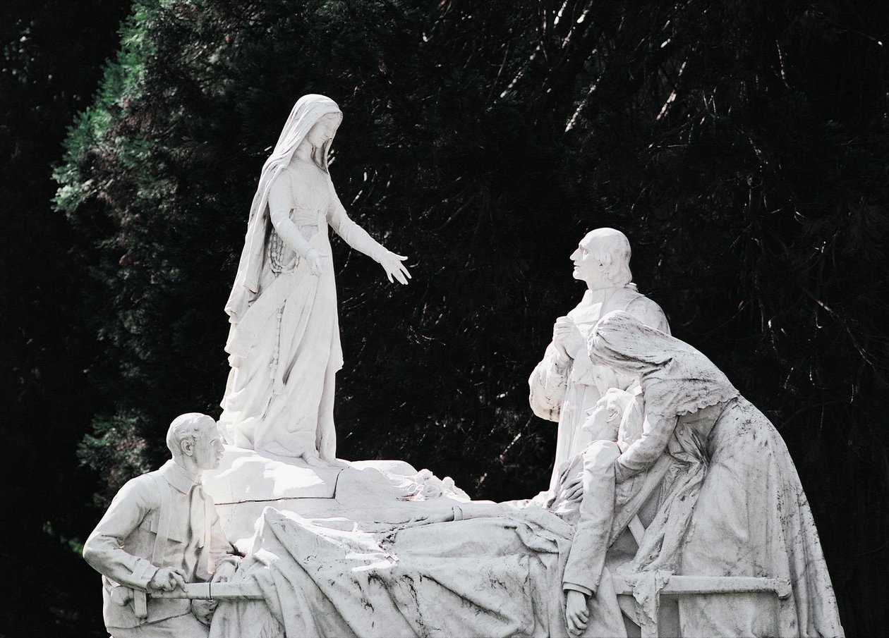 病人を癒す聖母、彫刻群 Salus Infirmorum (病人の健康) 作： 不明不明