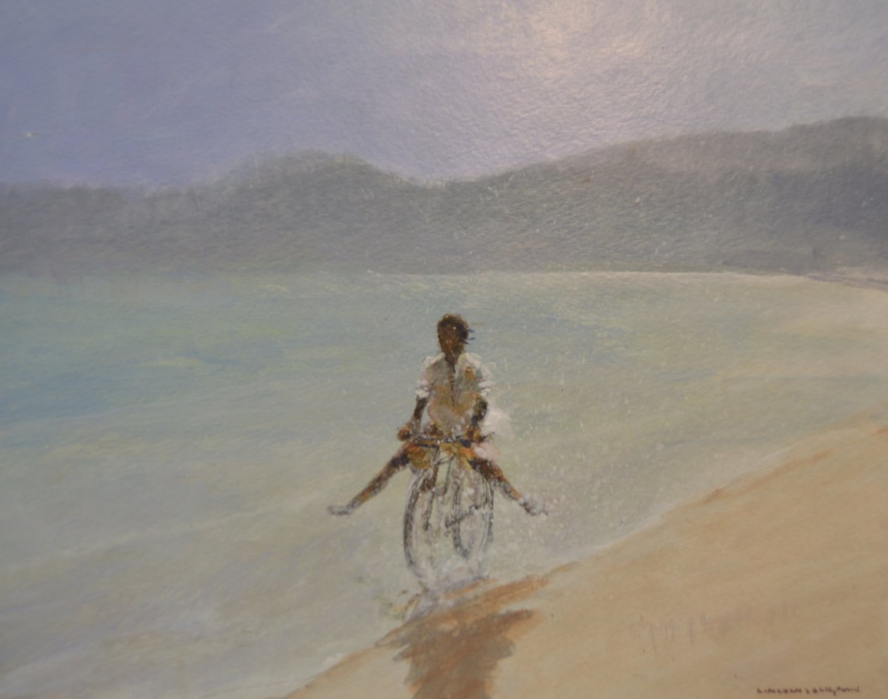 自転車の少年 作： リンカーン・セリグマン