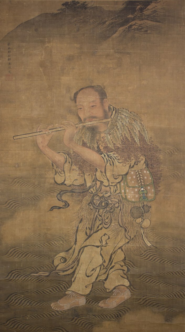 道教の仙人 韓祥子 無銘 15世紀後半～16世紀前半 作： 劉淳