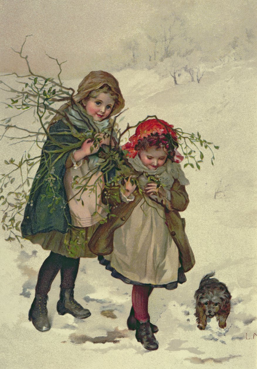 クリスマスツリーの妖精、パブからのイラスト。 1886 作： リジー・マック