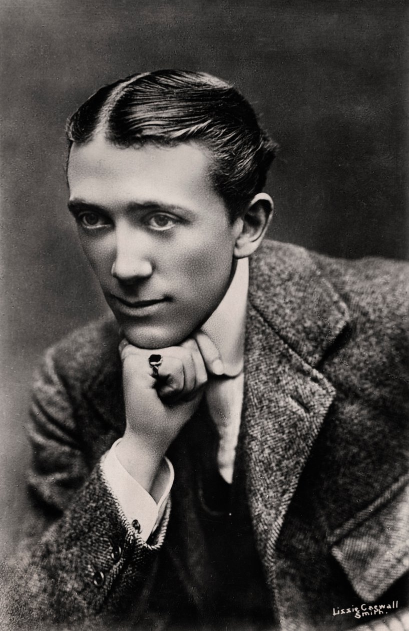 ジェラルドデュモーリエ1873-1934年、20世紀初頭、イギリスの俳優兼演劇マネージャー。 作： リジー・キャスウォール・スミス