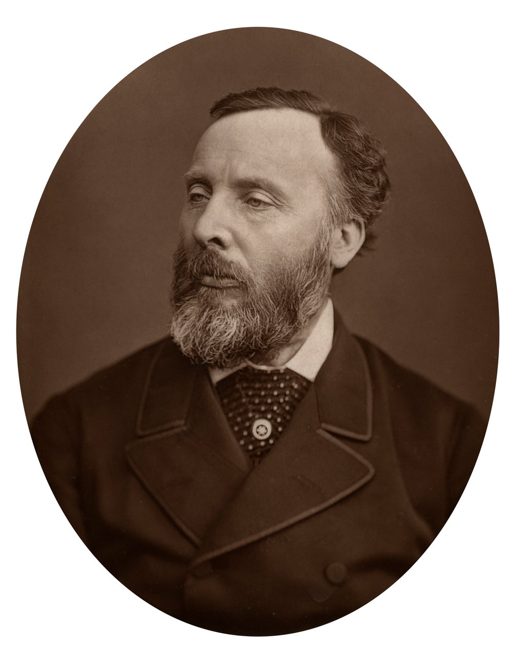 アンドリュークラーク、ロンドン病院の主治医、1878年。 作： ロックとホイットフィールド