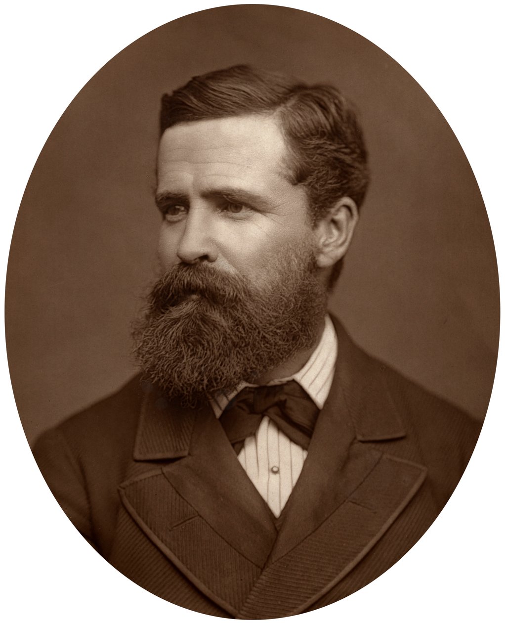 司令官、バーニー・ラヴェット・キャメロン、探検家、1878年。 作： ロックとホイットフィールド