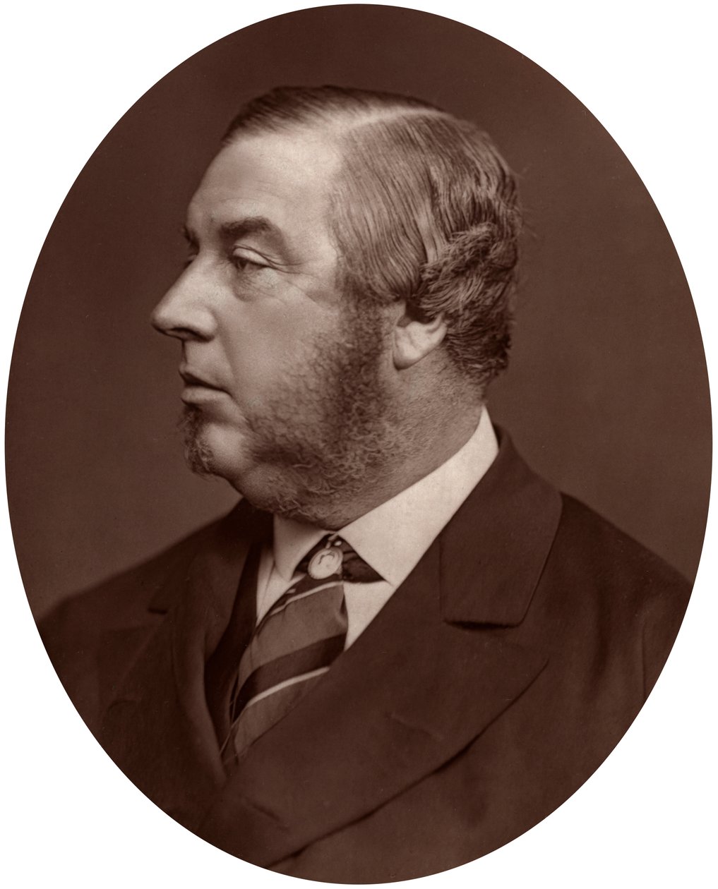 ジョージスクレーターブース議員、1878年地方自治体理事会会長。 作： ロックとホイットフィールド