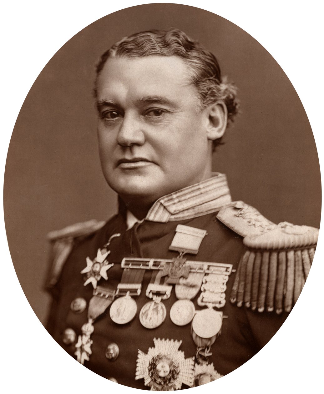 ウィリアムネイサンライトヒューウェット少将、1882年。 作： ロックとホイットフィールド