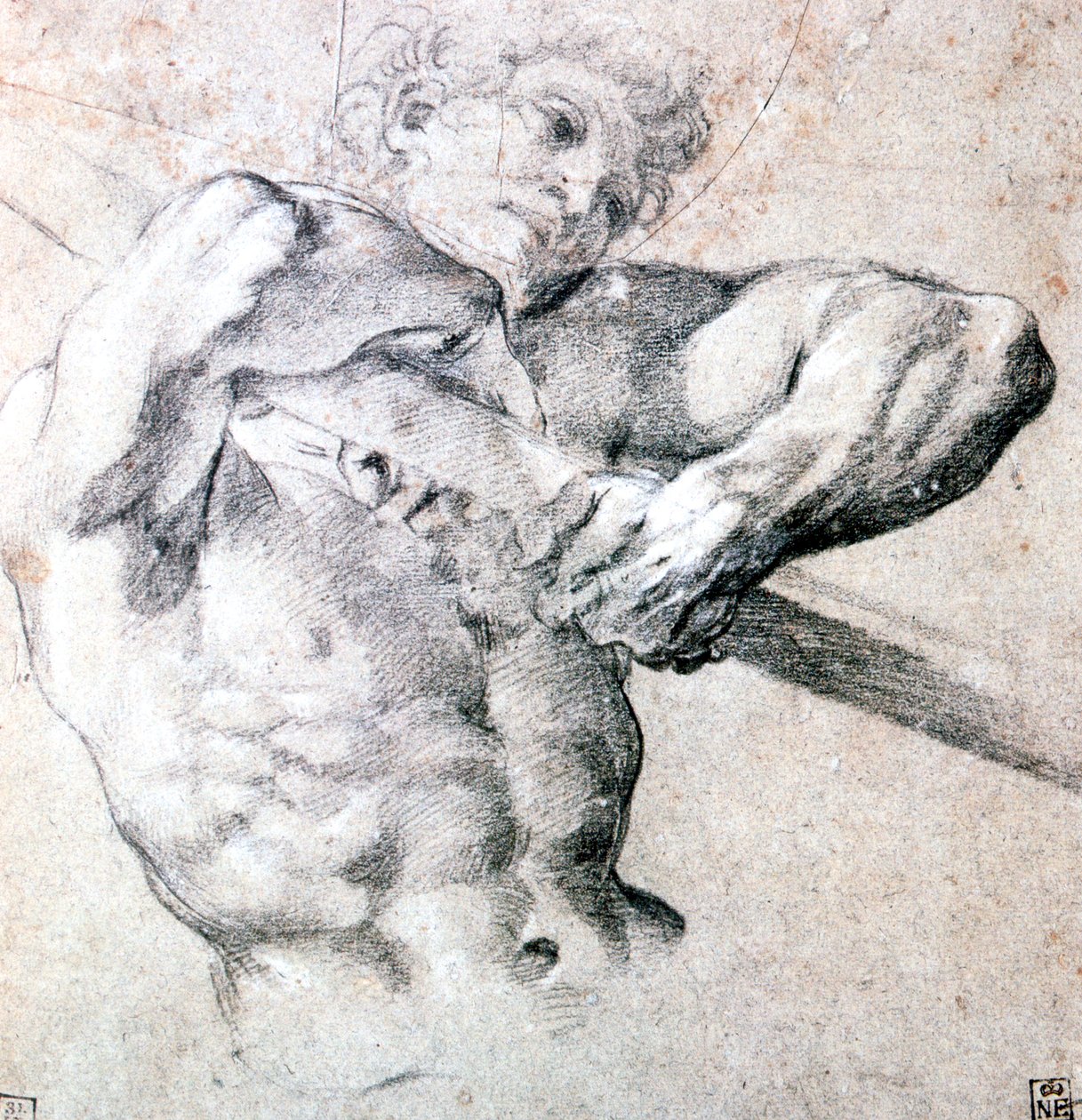 図の研究、c1575-1619 作： ロドヴィコ・カラッチ