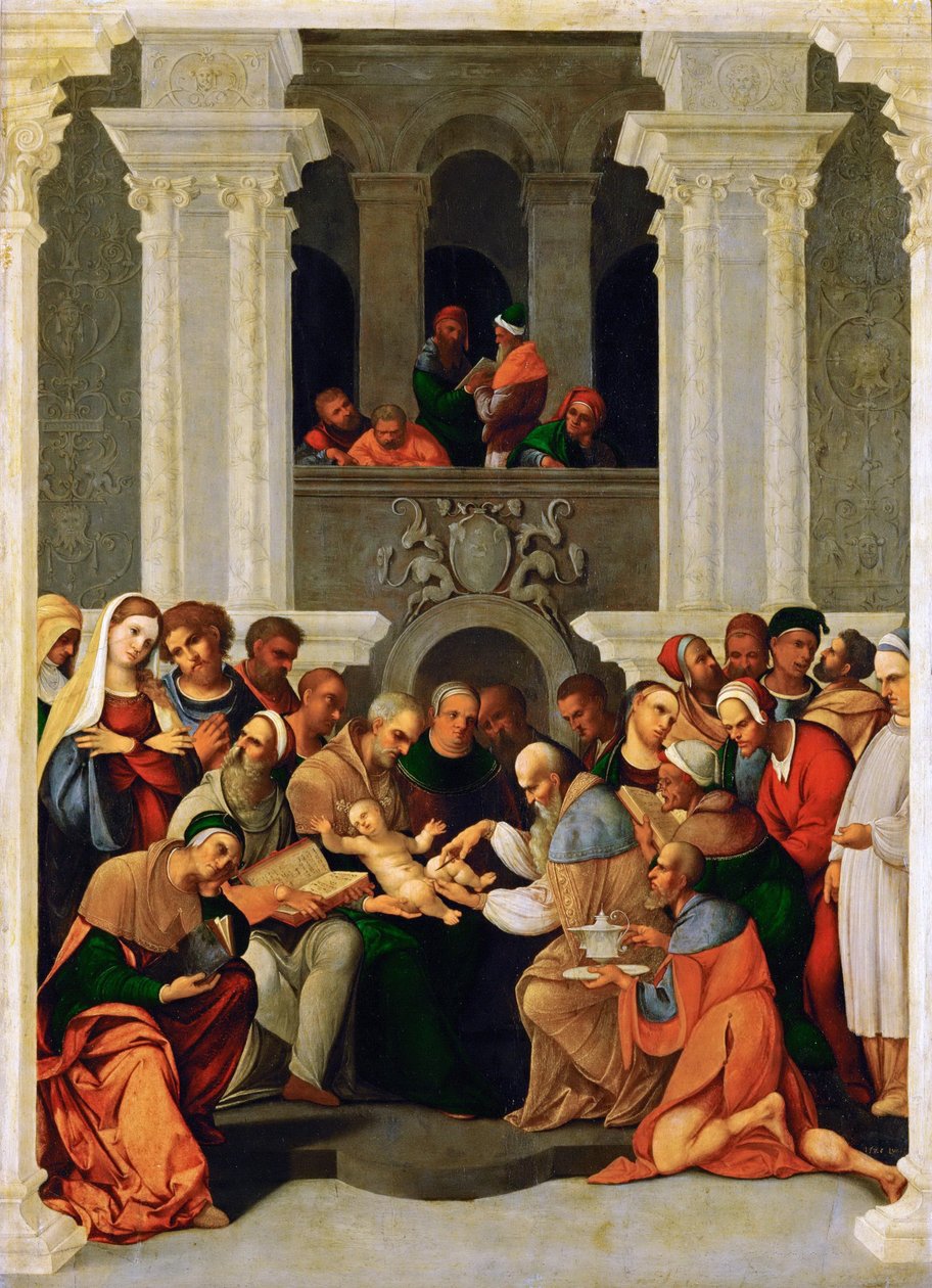 ルネッサンス：キリストの回心 - キリストの死をめぐって par Mazzolino, Ludovico (1480-1528) 作： ロドヴィコ・マッゾリーノ