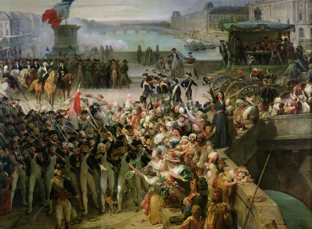 パリ国立ガルドが1792年9月に軍に加わる、1833-36年（34104の詳細） 作： レオン・コグニエ