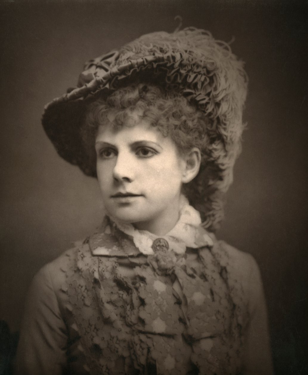 アルママレー、イギリスの女優、1882年。 作： London Stereoscopic and Photographic Co