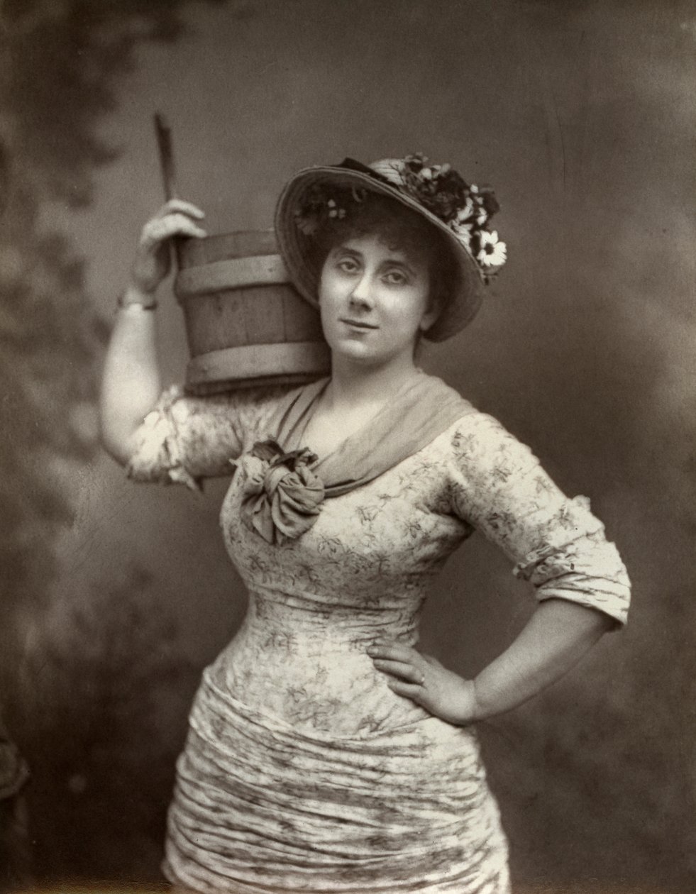 レオノーラブラハム、イギリスのオペラ歌手、女優、1882年。 作： London Stereoscopic and Photographic Co