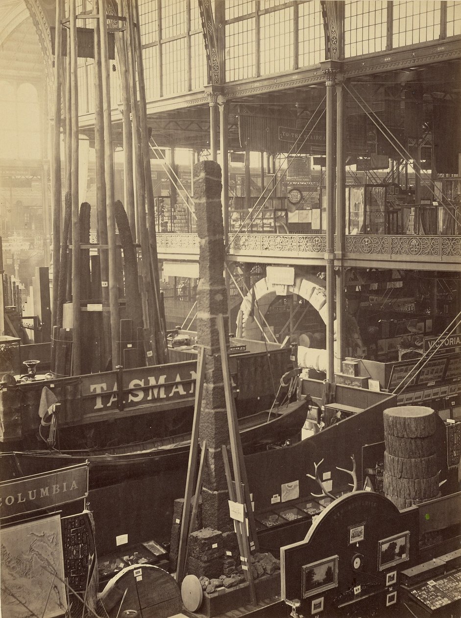 1862年の美術展の様子 作： ロンドンステレオスコピックアンドフォトグラフィックカンパニー